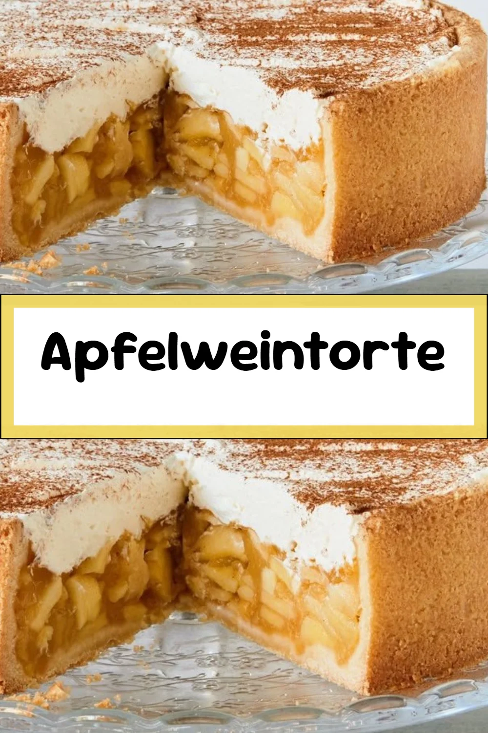 Apfelweintorte