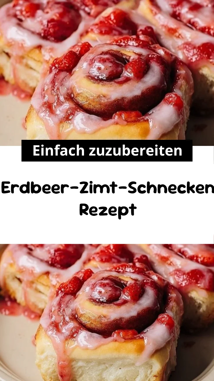 Erdbeer-Zimt-Schnecken Rezept