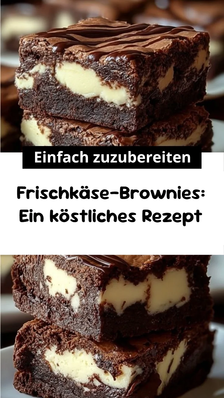 Frischkäse-Brownies: Ein köstliches Rezept