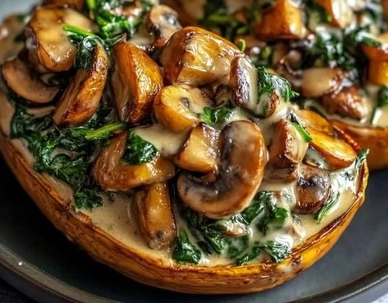 Gefüllte Süßkartoffeln
