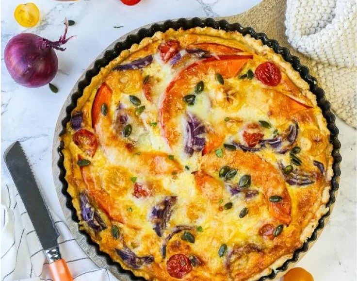 Kürbis Quiche