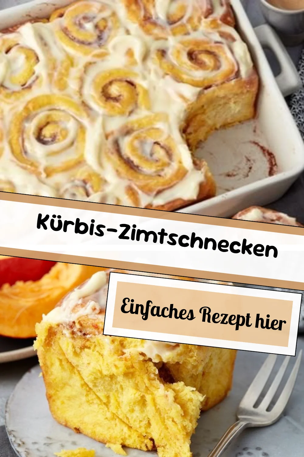 Kürbis-Zimtschnecken