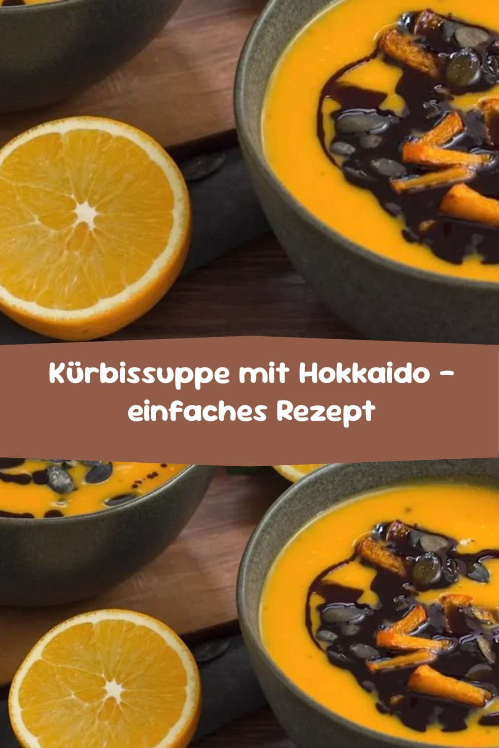 Kürbissuppe mit Hokkaido - einfaches Rezept