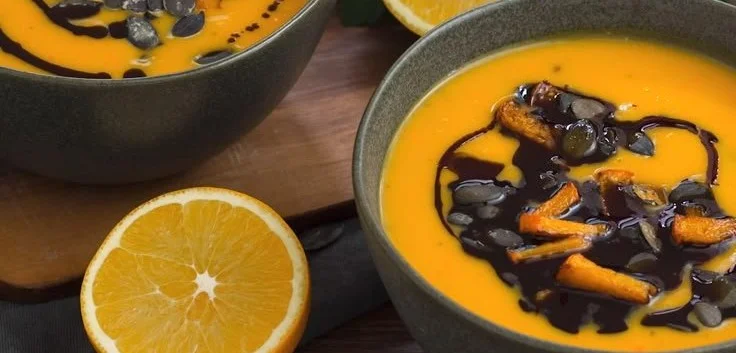 Kürbissuppe mit Hokkaido