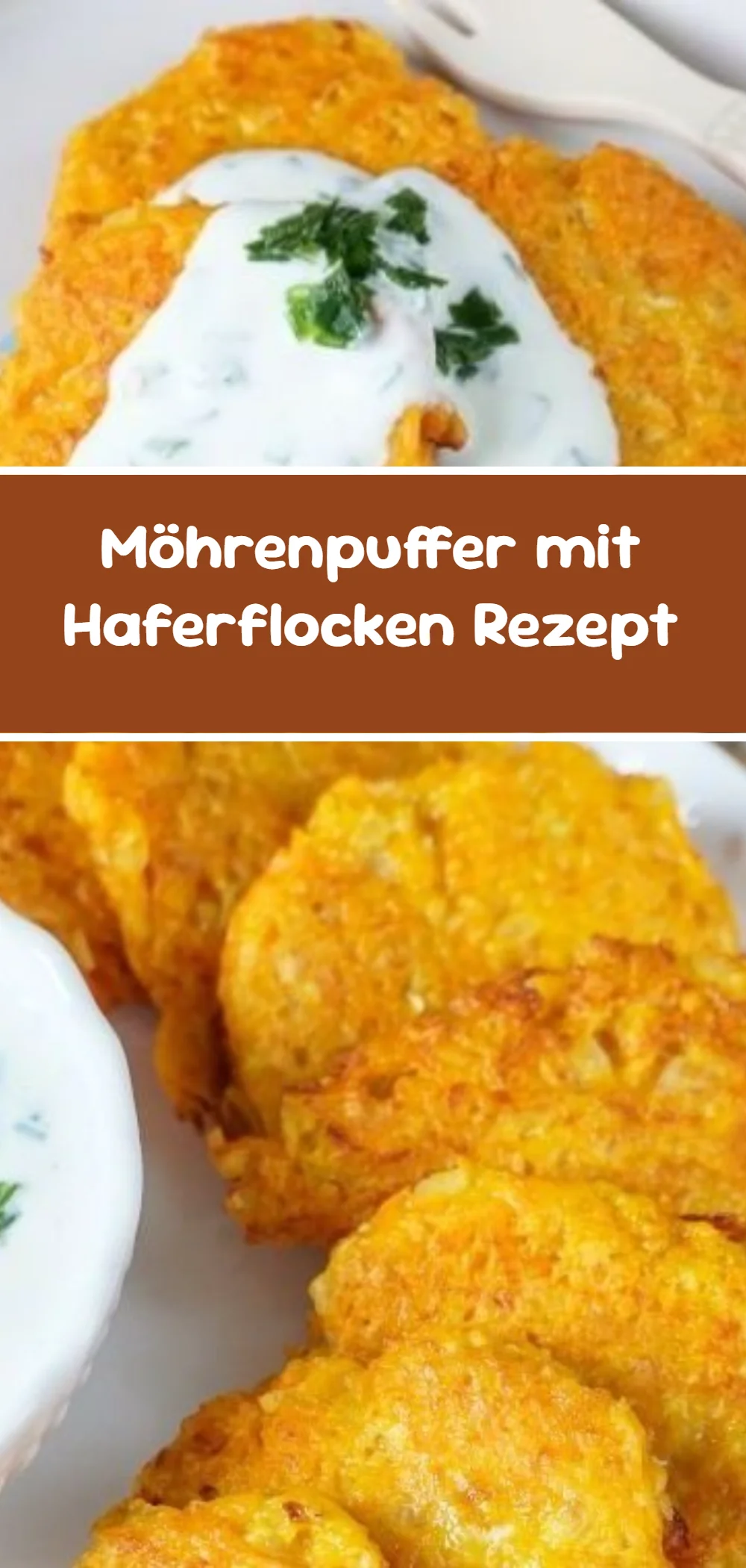 Möhrenpuffer mit Haferflocken Rezept