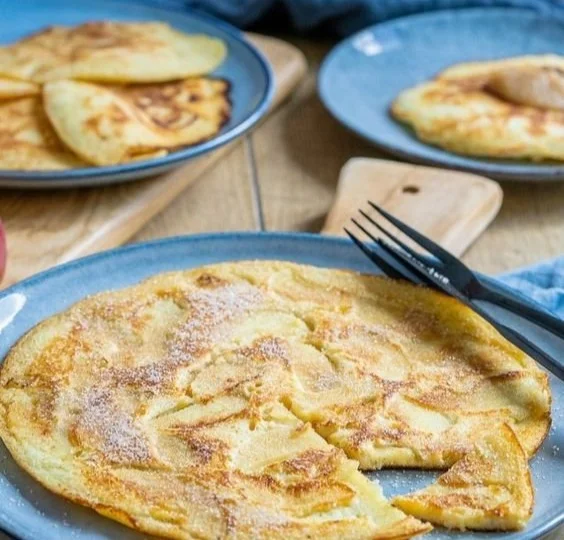 Omas köstliche Apfelpfannkuchen