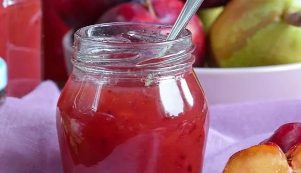 Pflaumen-Birnen-Marmelade