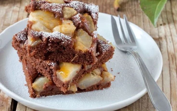 Schoko-Birnen-Kuchen