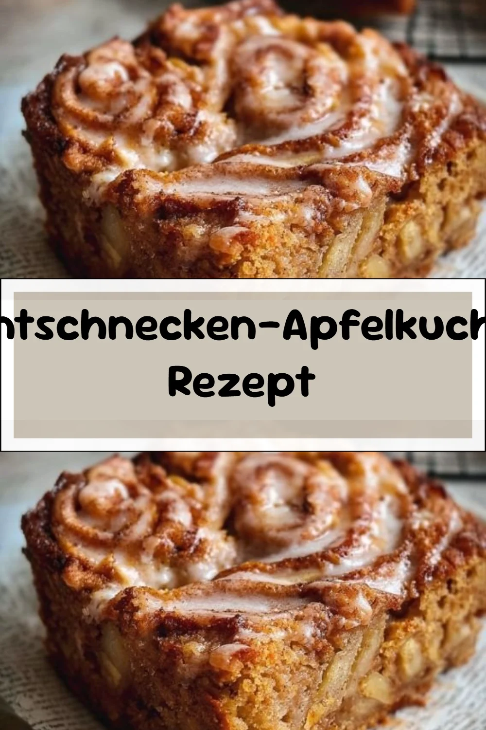 Zimtschnecken-Apfelkuchen Rezept