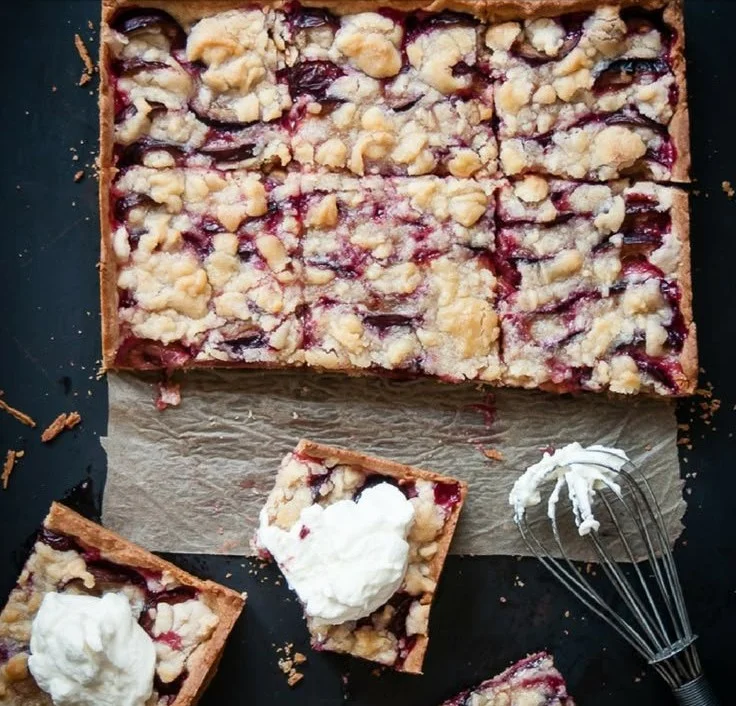 Zwetschgenkuchen mit Zimtstreuseln