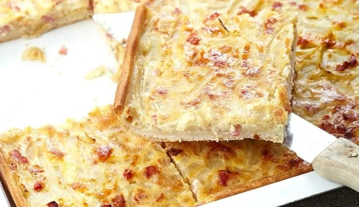 Zwiebelkuchen vom Blech